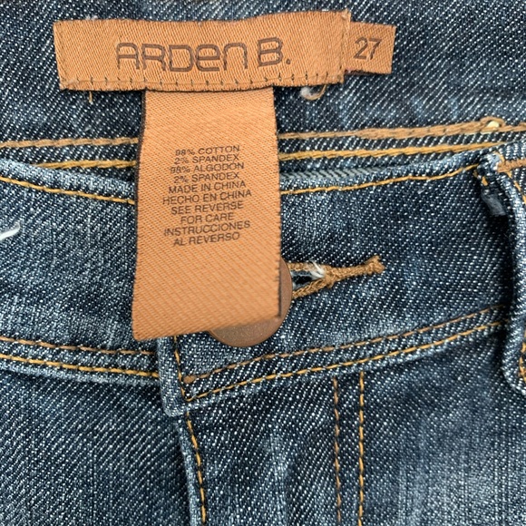 Arden B Wide Leg Jeans Blue Size 27 - Picture 2 of 3